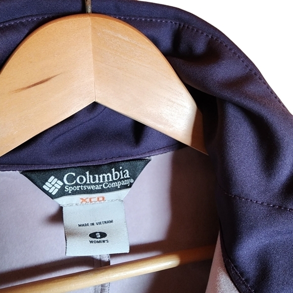 Columbia Purple Women's XCO Soft Shell Zip-Up Jacket Size Small - Picture 6 of 10